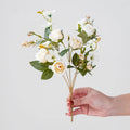 Ramo de Peonía y Rosa de Seda Otoño — 6 Colores, DIY Sala, Jardín y Boda