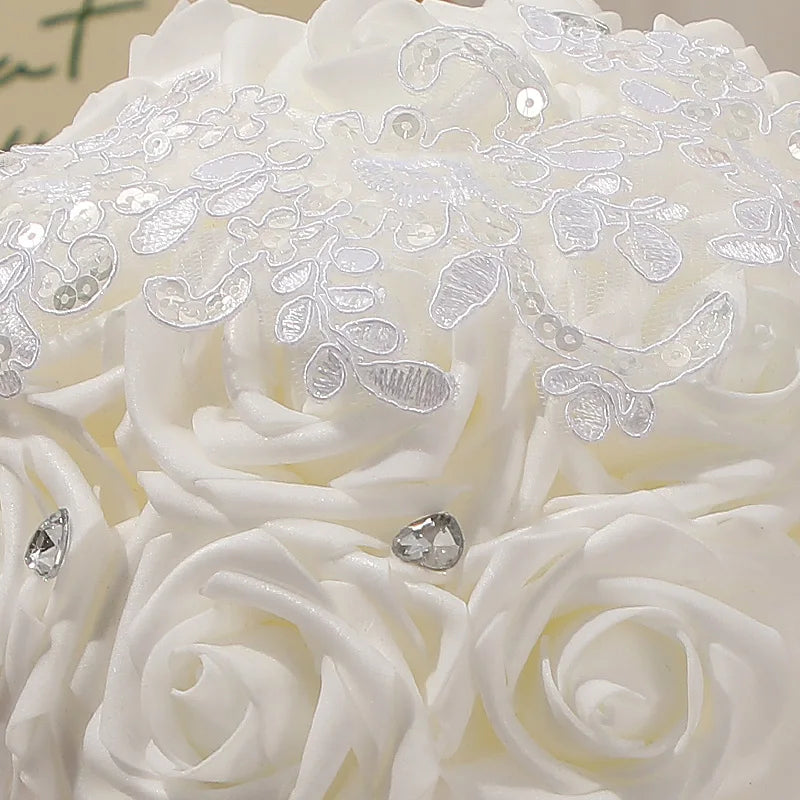 Elegant Artificial Rose Bouquet Ideal for Weddings Engagements Parties Perfect Gift for Anniversary Valentine's Day
