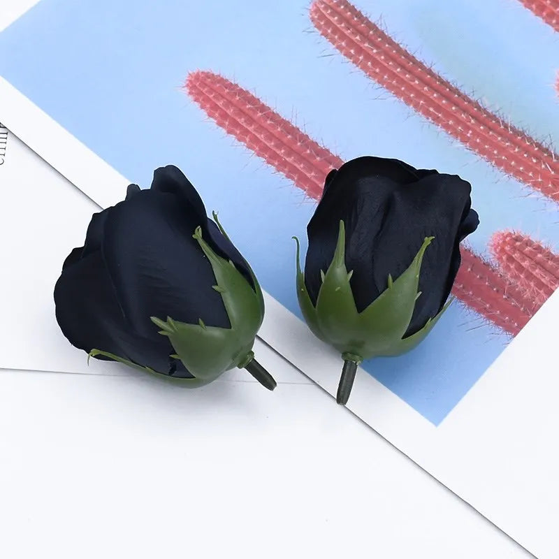 50/100pcs Artificial Rose Soap Eternal Flower Home Decoration Wedding bridalbouquet Diy Gift Box Scrapbook Outdoor garden bonsai