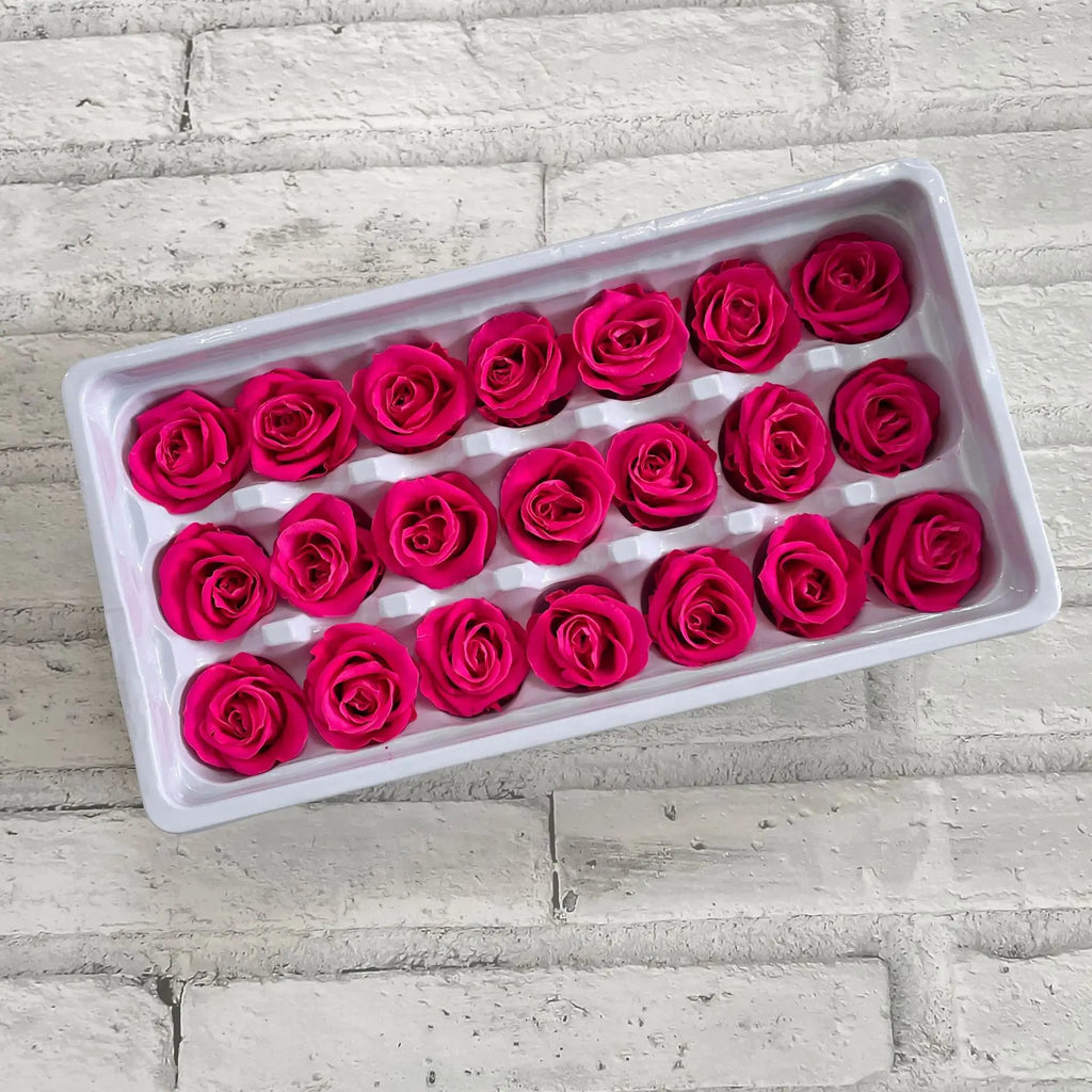 2-3cm/ A-grade Immortal Rose Preserved Flower Rose Head Handmade Flower DIY Material Gift Box Wedding Decoration Rose