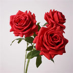 Rosa Turca Real Touch — Ramo de 4 Tallos, 9 Colores, Bodas y Hogar