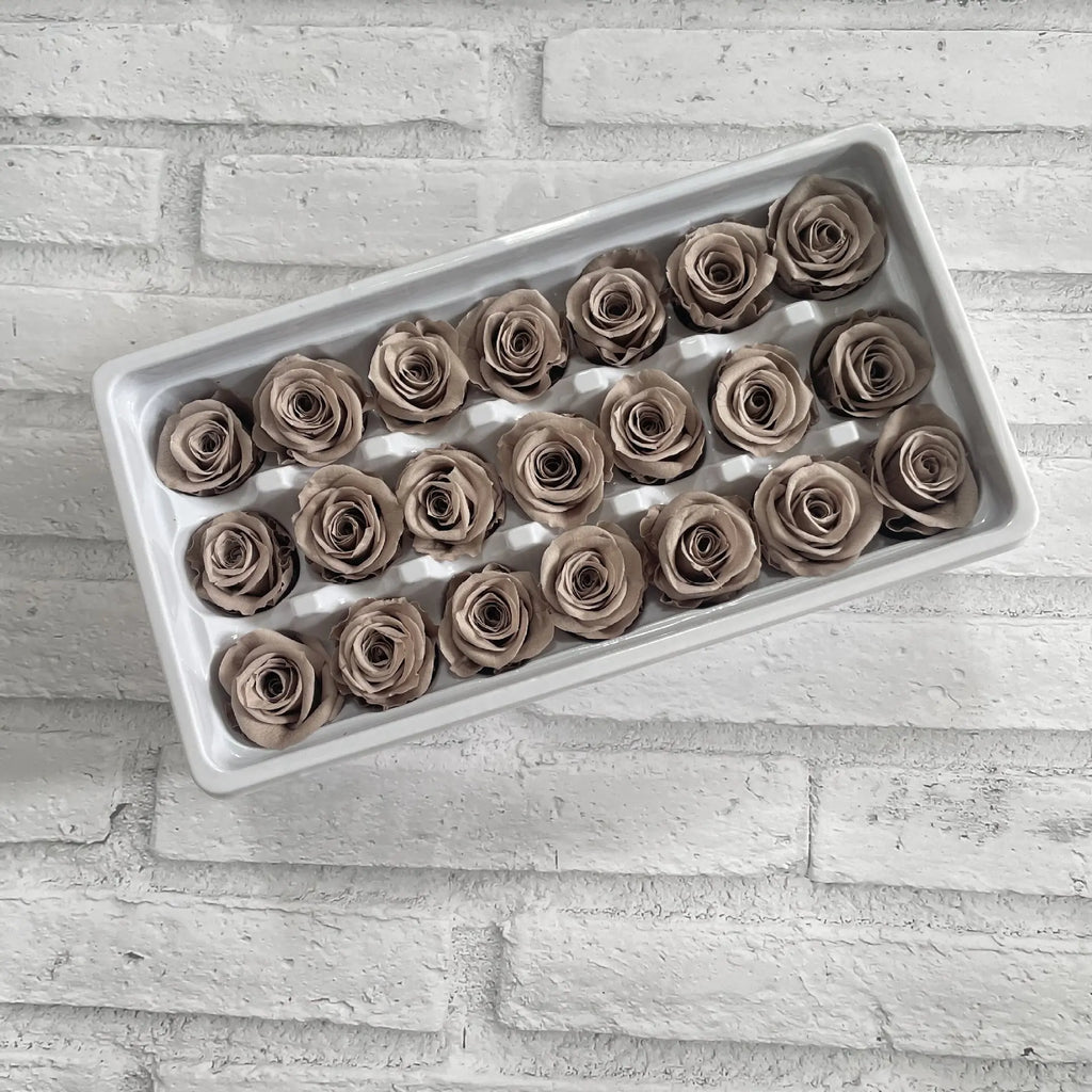 2-3cm/ A-grade Immortal Rose Preserved Flower Rose Head Handmade Flower DIY Material Gift Box Wedding Decoration Rose