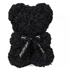 Artificial Flower Eternal Rose Teddy Bear for  Birthday Anniversary Gifts & Decor Miniatures A for my Girlfriend Valentine's Day