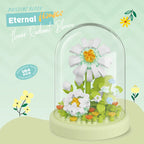 Eternal Bouquet Flower Assembly Blocks Children's Toy Mini Brick Particle Girl Series Rose Bundle Valentine's Day Birthday Gift