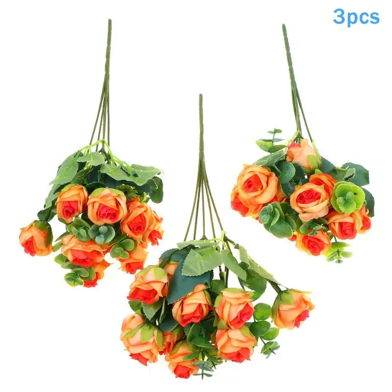 Artificial Silk Rose Bouquet - Add Timeless Beauty to Your Wedding, Home or Holiday Decor with These Lifelike Fake Roses
