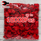 Pétalos de Rosa Artificial al Mayor — 100 a 10,000 Unidades, Multicolor, Bodas y San Valentín