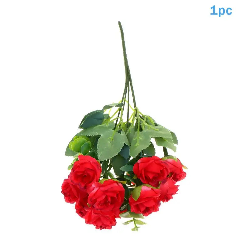 Artificial Silk Rose Bouquet - Add Timeless Beauty to Your Wedding, Home or Holiday Decor with These Lifelike Fake Roses