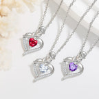 Eternal Flower Pendants Copper Ladies High End Love Rose Necklace Charm Jewelry Valentine's Day Gift