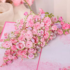 Rose-like flower-like card