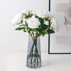 Real Touch Artificial Rose Flowers Home Decor White Pink Fake Latex Roses Flower Wedding Party Decoration Valentine's Gift