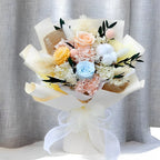 Eternal Preserved Rose,Hydrangea Bouquet Gift Box,Handmade Real Flower Arrangement for Girlfriend,Women,Anniversary,Lasts 3 Year