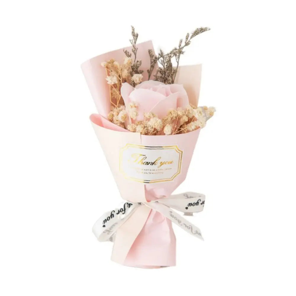 Decorative Soap Rose Flowers Simulation Romantic Artificial Rose Bouquet Lifelike Eternal Rose Mother's Day Gifts