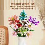 Eternal Block Flower Assembly Bouquet Desktop Decoration Block Flower Children's Puzzle Assembly Toy Bouquet