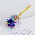 Galaxy Rose Eternal 24k Gold Foil Roses Artificial Roses New Creative Valentine'S Day Gift Beauty Flowers For Wedding Decor