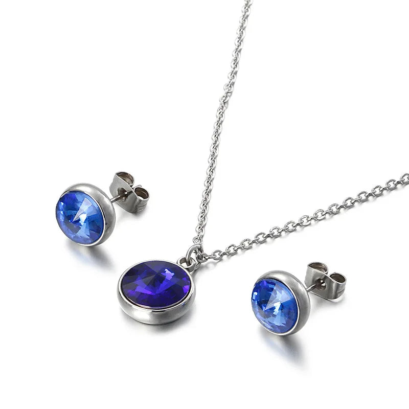 Perserved Real Blue Rose with necklace Eternal Flowers Gift for Her Wife Girlfriend Mom Grandma Birthday anniversary present