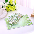 Rose-like flower-like card