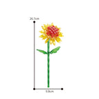 Eternal Block Flower Assembly Bouquet Desktop Decoration Block Flower Children's Puzzle Assembly Toy Bouquet
