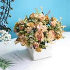 Ramo de Peonía y Rosa Otoño — 6 Colores, Hogar y Decoración de Boda