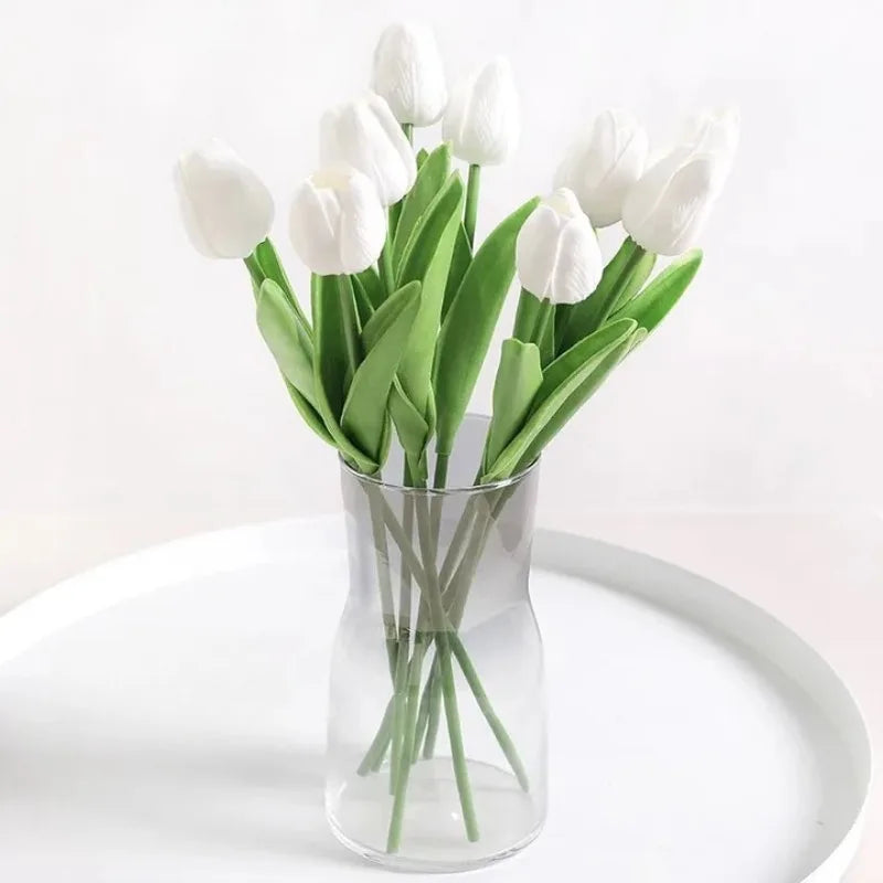 Tulipanes y Flores Eternas para Jarrón — 21 Estilos, Decoración Sala y Fotografía