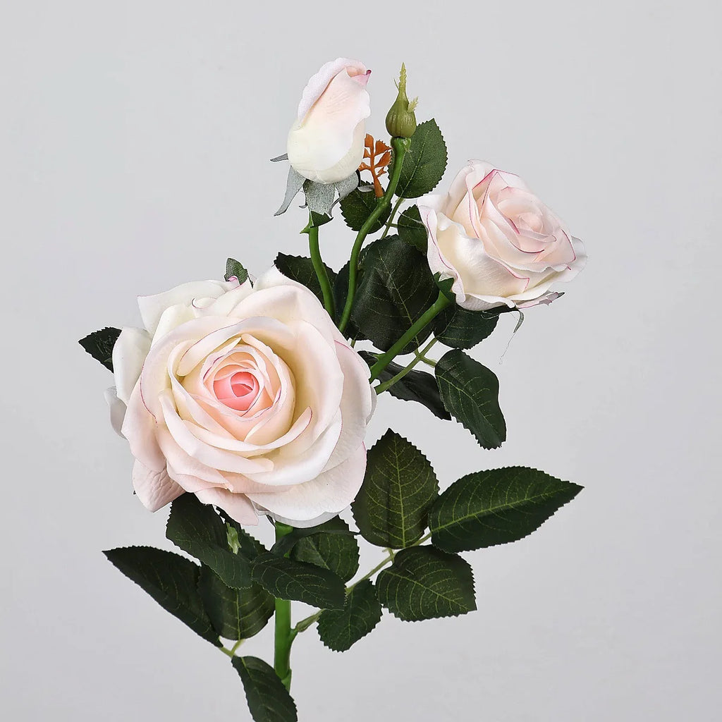 29 Inch Real Touch Rose Artificial Flowers Home Decor Wedding Arrangement Faux Floral Display Photography Prop