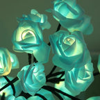 Árbol de Rosas con Luz USB — Decoración Romántica Hogar, Recámara y Bodas