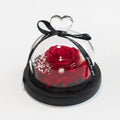 Exclusive Eternal Rose in Glass Dome Artificial Soap Rose Valentine's Day Birthday Christmas Gifts for Women Girlfriends