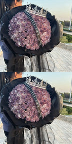 52 Soap Roses “You Are My Half” – Handmade Eternal Bouquet for Girlfriend Boyfriend | Valentine Mother’s Day Gift